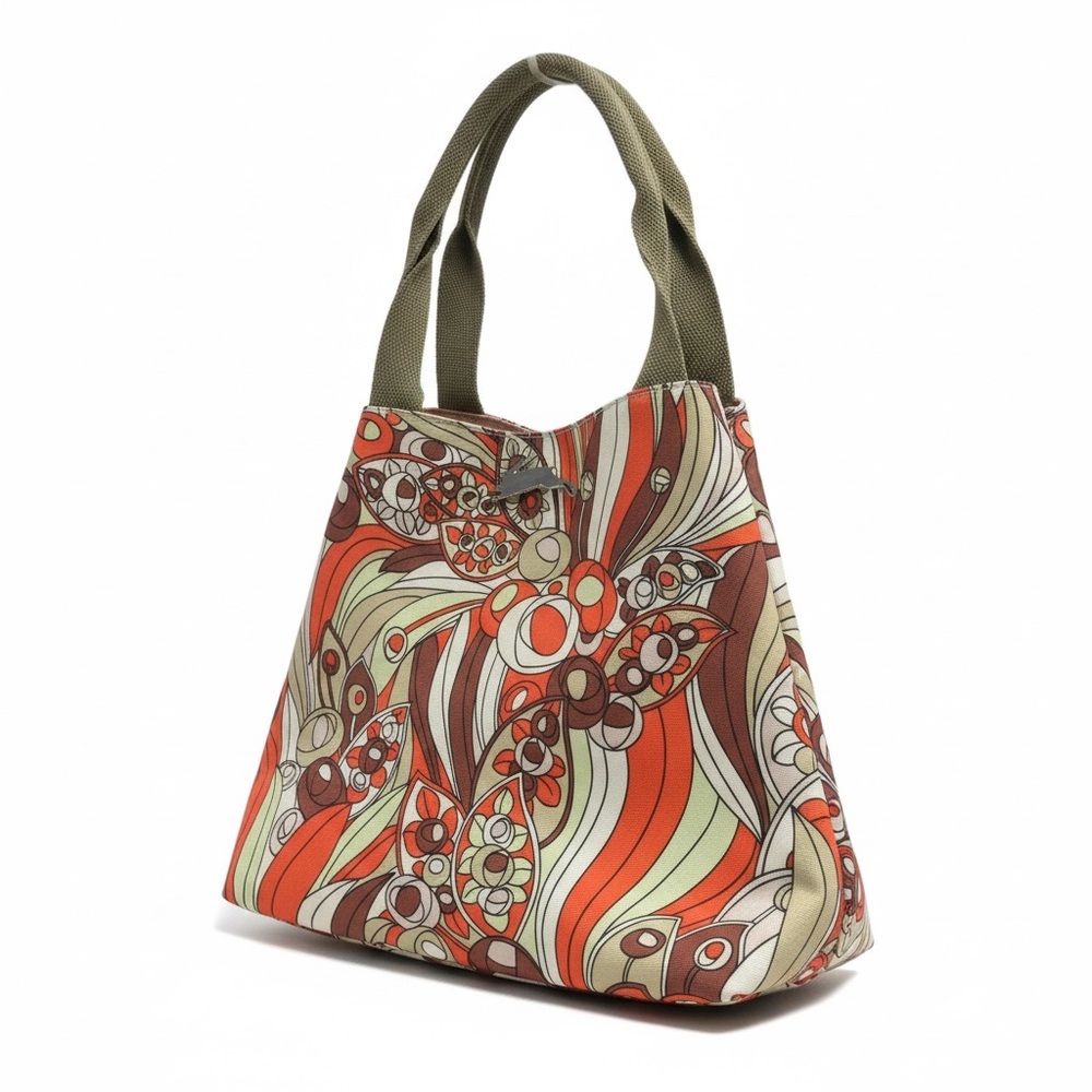 Pepin Vibrant Red and Cream Tote Bag